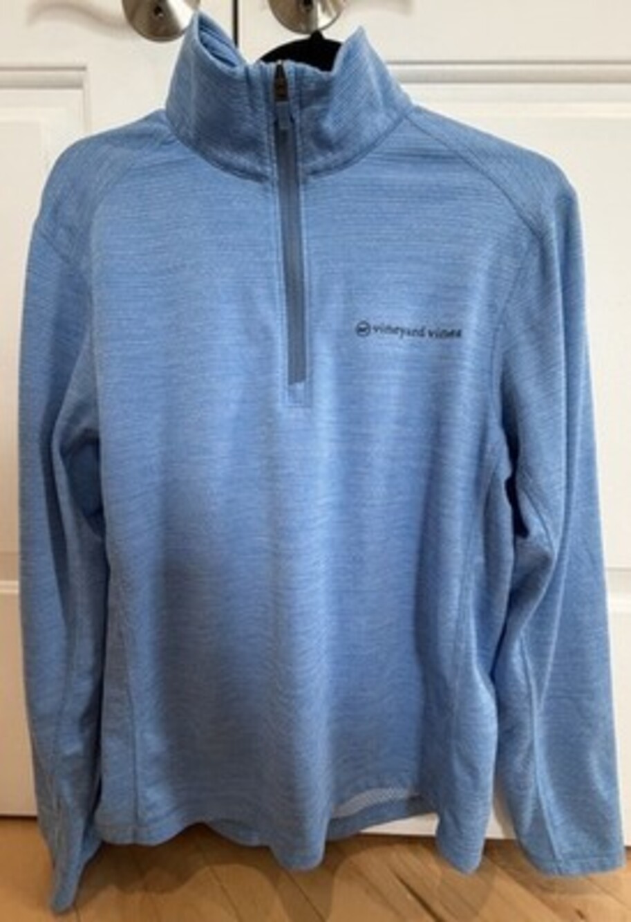 Vineyard Vines Men's Performance Quarter Zip Long Sleeve Shirt Blue, Size S